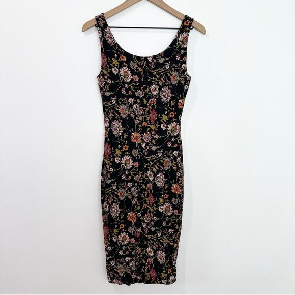 Peruvian Connection Turkish Floral Sleeveless Dress Medium Multicolor Small - Picture 3 of 5